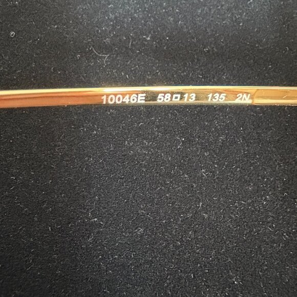 Michael Kors Gold Aviator Style Sunglasses 5009 Rodinara - Picture 5 of 6